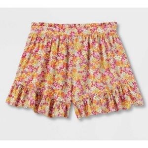 Wild fable high waisted flutter shorts floral